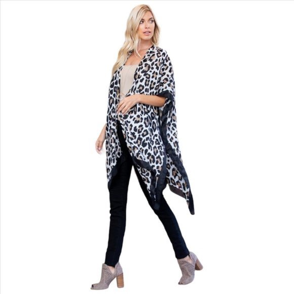 Cheetah Print Kimono NWT - Picture 1 of 5